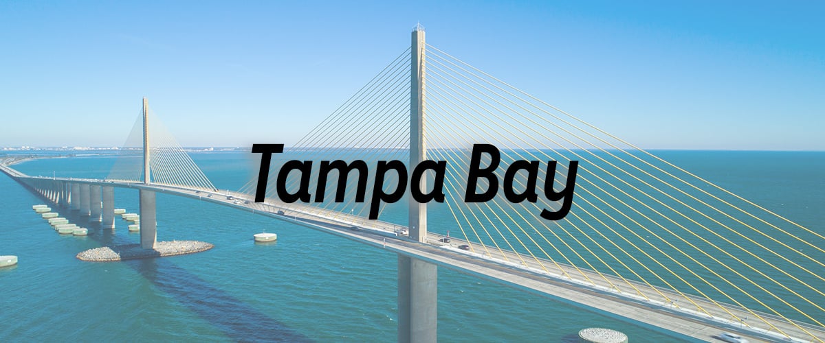 It includes the main cities of tampa, st. 